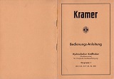 Bedienungsanleitung Hydraulik BG1 Kramer KL200